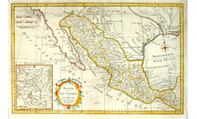 Map Mexico 1780